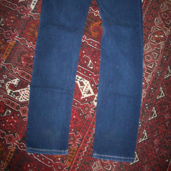 Jordache Denim Mid Rise Skinny Stretch Jeans. Dark Wash, Size 18. Waist Adjuster - Picture 3 of 11